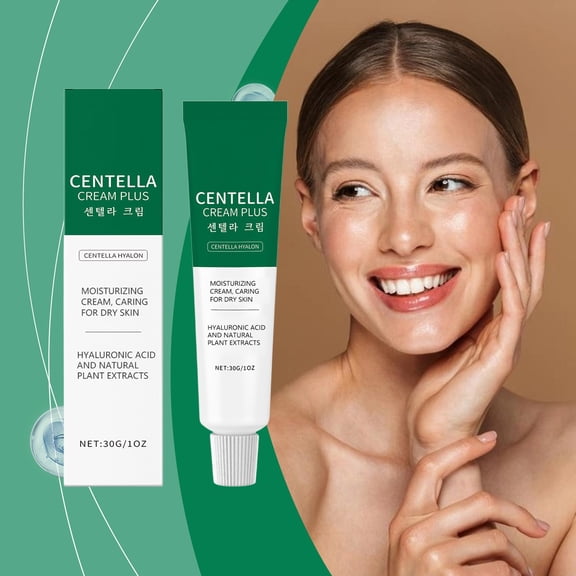 PiGOGI Moisturizing and Soothing Facial Cream - with Snow Grass, for Oily, Dry, Sensitive Skin, Hydrating