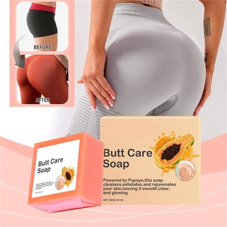 PiGOGI Papaya Moisturizing Soap Extraction Soap Mild and Fair Refined Moisturizing Nursing Soap