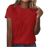 Women's Ruffle Sleeve Blouse - Casual Scoop Neck Tunic Top, Lightweight Stretch, Sizes S-XXL