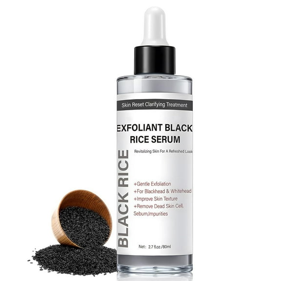 PiGOGI Rice Peeling Ampoule Soft Exfoliating Face Body - Dead Cells Blackheads Remover All Types 30ml+30ml