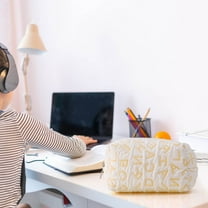 PiGOGI S-chool Supplies Multi-Layer Pen Bag for Middle S-chool S-tudents Large Capacity Zippered Stationery Organizer