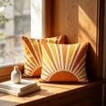 thumbnail image 1 of PiGOGI Set of 2 Bohemian Sun Print Throw Pillow Covers Geometric Decorative Cushion Cases, 1 of 6
