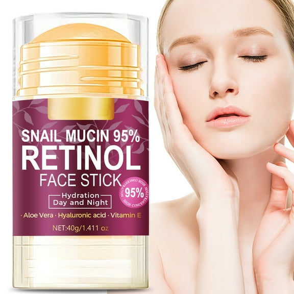 PiGOGI Snail Moisturizing Repair Cream, Mucin Double Protection Stick, Hydrating and Firming Cream, 40g