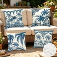 thumbnail image 1 of PiGOGI Summer Outdoor Waterproof Throw Pillow Cover Garden Decorative Cushion Case for Sofa, 1 of 6
