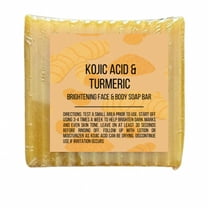 PiGOGI Turmeric Soap with Kojic Lemon Turmeric Soap with Ginger Particles Soap 100g