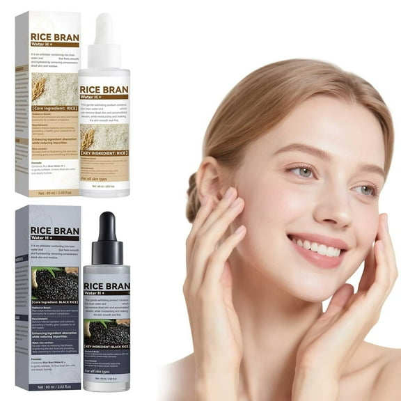 PiGOGI White Rice Exfoliant Rice Ampoule Peeling Solution - Moisturizing Pore Care for Face 100ml