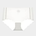 thumbnail image 1 of PiGOGI Women's Seamless Ice Silk Underwear - Comfortable Breathable Briefs - M to XL Soft Panties White, 1 of 6