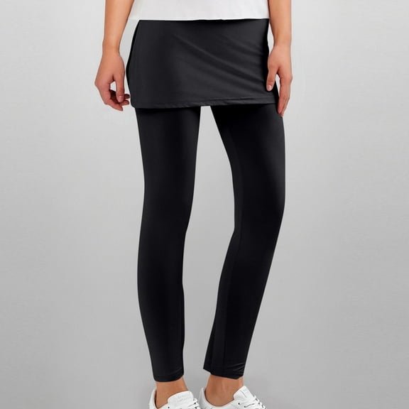 PiGOGI Women's Summer Capris Pants - Elastic Waist Casual Outing Trousers, Comfortable Lightweight Bottoms for Daily Wear Black M