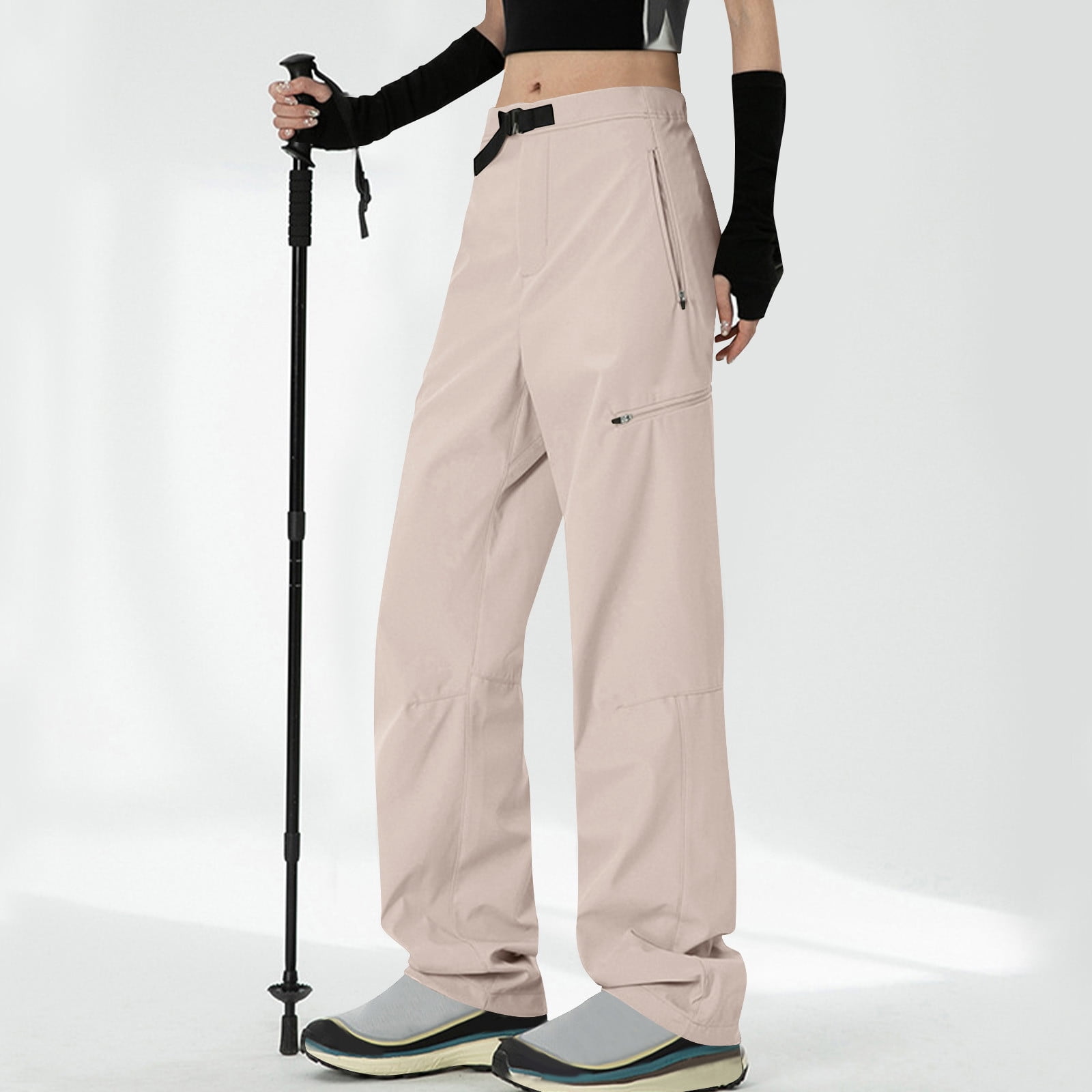 PiGOGI Women's Waterproof Hiking Pants Outdoor Workwear Long