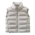 thumbnail image 1 of PiGOGI Women's Winter Jacket Pocket Casual Fashion Winter Coat Fall Outerwear Gray L, 1 of 2