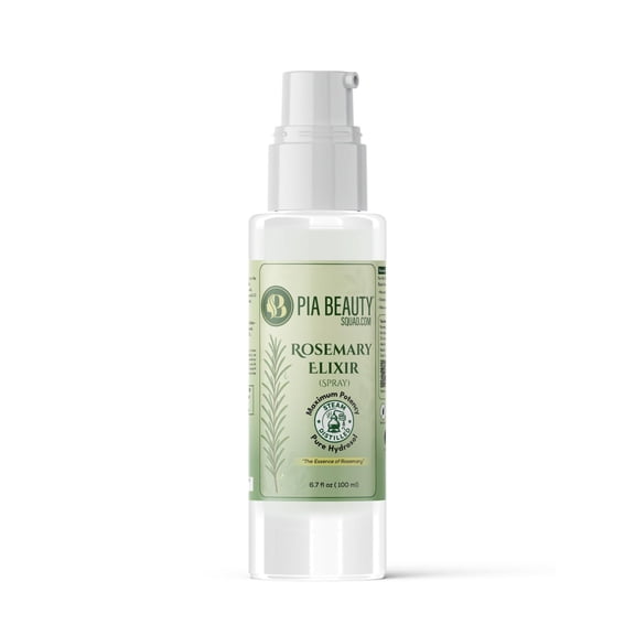 Pia Beauty Rosemary Spray Supports hair growth  Pure Handmade Rosemary Water Mist for Hair Fall, Itchy Scalp & Dandruff, Natural Preservative Free Hair & Scalp Spray, For All Hair Types