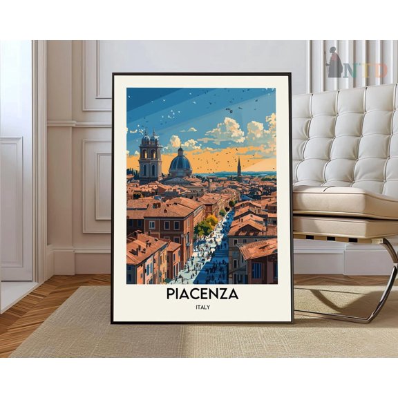 Piacenza Emilia Romagna Italy Poster Unframed Paper Print
