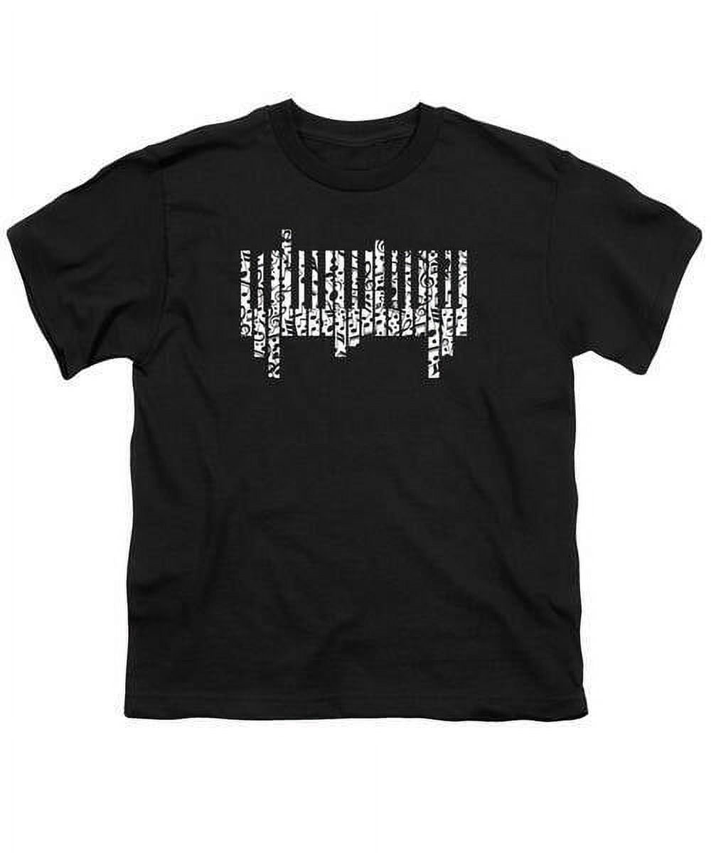 Pianist Musician Piano Musical Instrument Notes #1 Youth T-Shirt ...