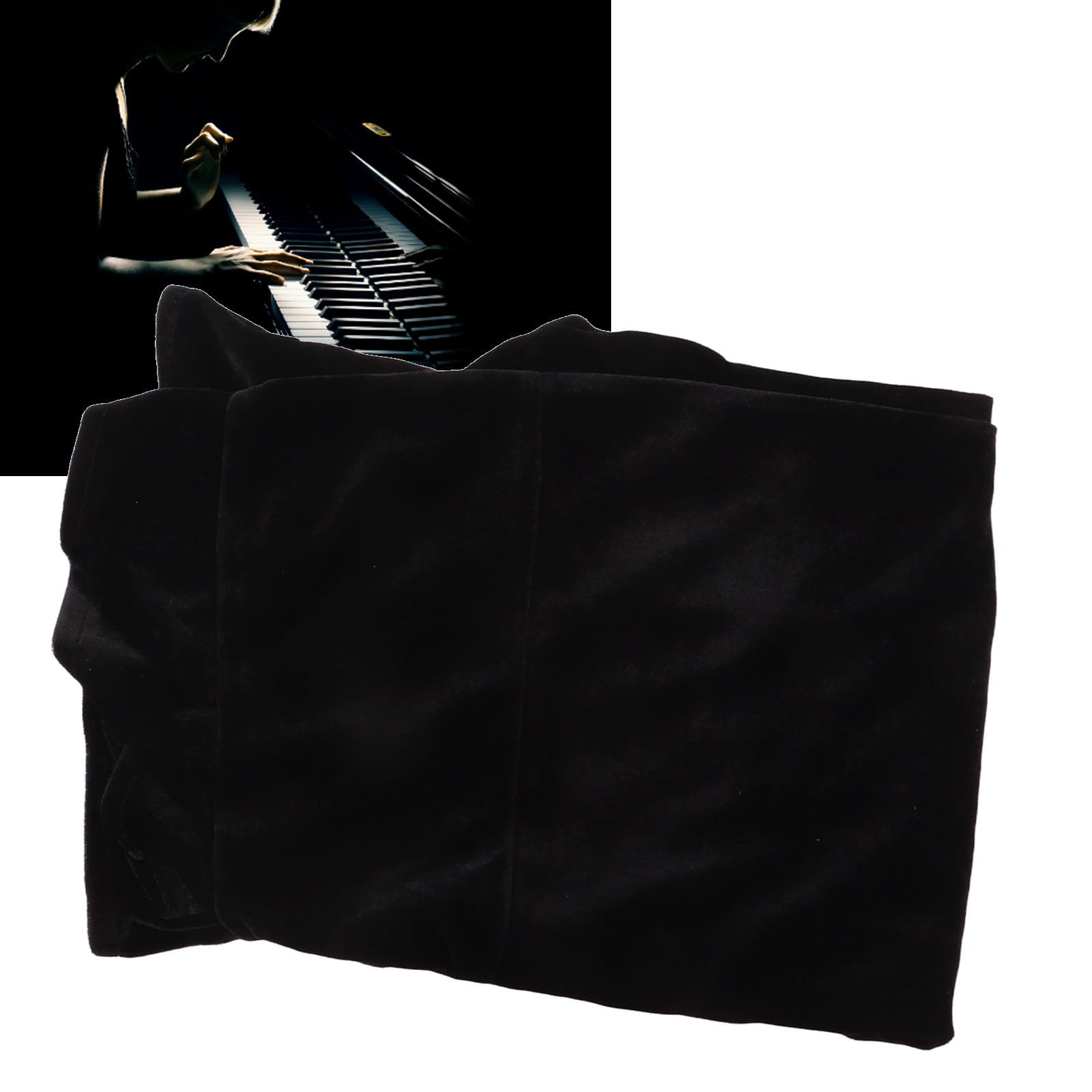 Piano Bench Cover Gold Non Slip Anti Pilling Soft Piano Bench Cushion