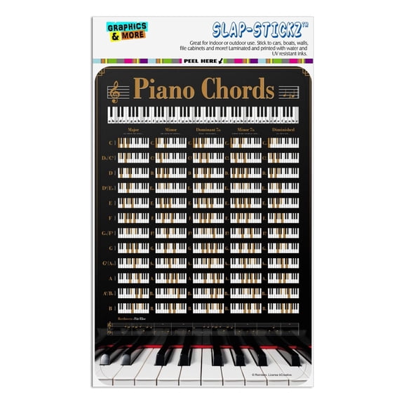 Piano Chords Music Home Business Office Sign