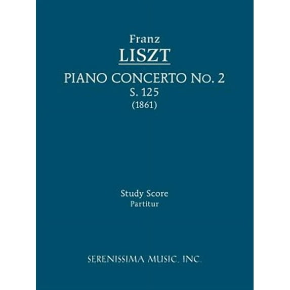 Piano Concerto No.2, S.125: Study score (Paperback)
