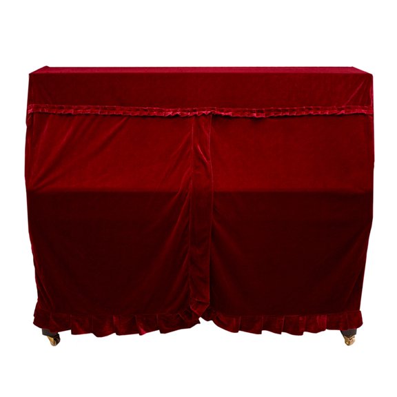 Piano Cover, Convenient To Pleuche Material  Upright Piano Cover, For Piano Instrument Lovers