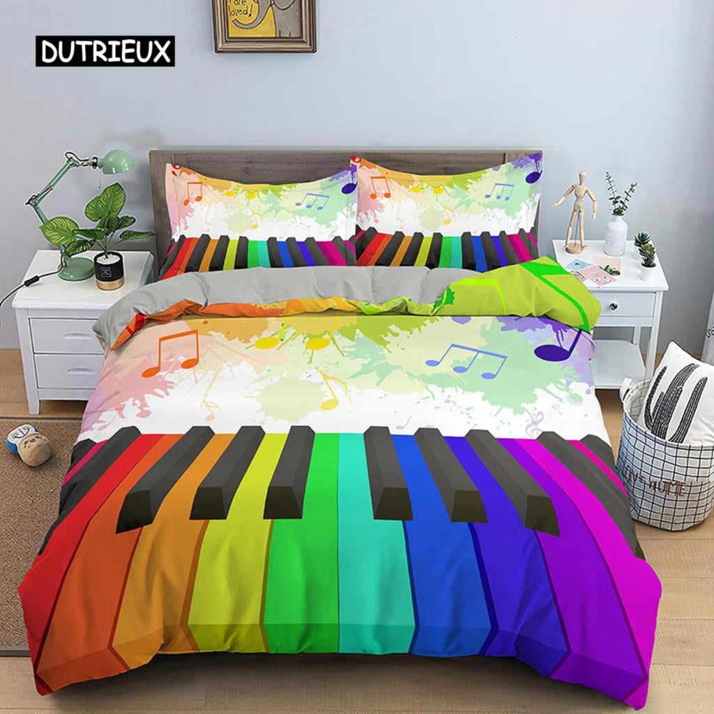 Piano Pattern Pillow & Duvet Covers Bedding Set main image 1