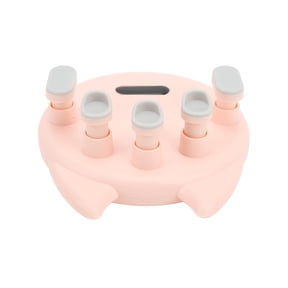 Piano Finger Trainer Training Hand Grip Pressing Exerciser Tool for Posture Correction Ergonomic Finger Strengthener Pink Hand Exerciser for Piano Beginners Musician Practice 1 Pack