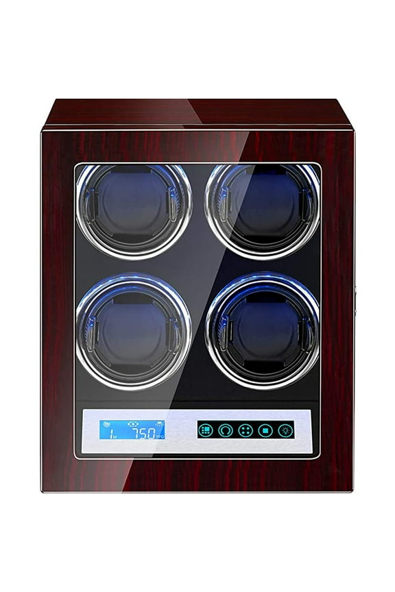 Piano Finish with High-Gloss Lacquer,Upgraded Adjustable Watch Pillows,Powered by Quiet Japanese Mabuchi Motor with LCD Touch Screen and Remote Control