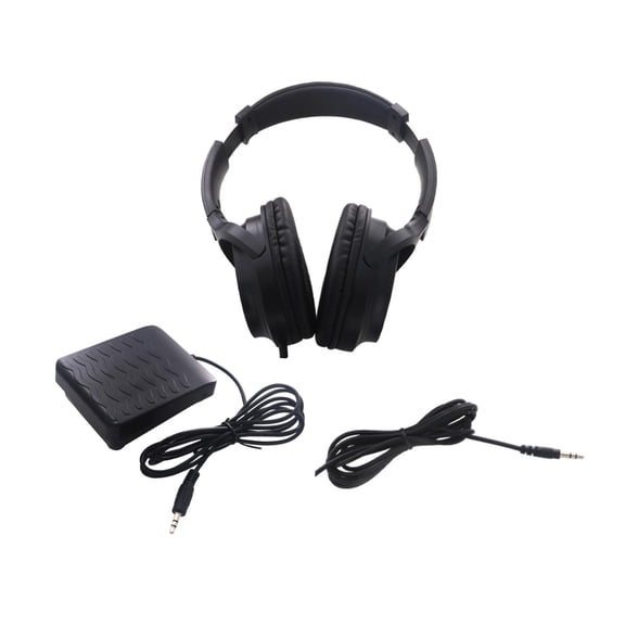 Piano Foot Pedal Electric Headphone Retractable Headset Quiet Performance for Home Studio Professional Players