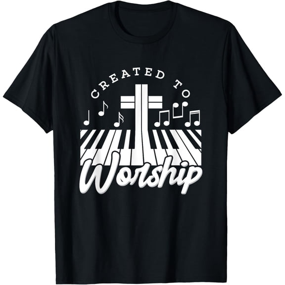 Piano Gift For A Christian Pianist And Piano Player T-Shirt