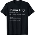 thumbnail image 1 of Piano Guy Definition Funny Boy Piano Gift Piano Player T-Shirt, 1 of 4