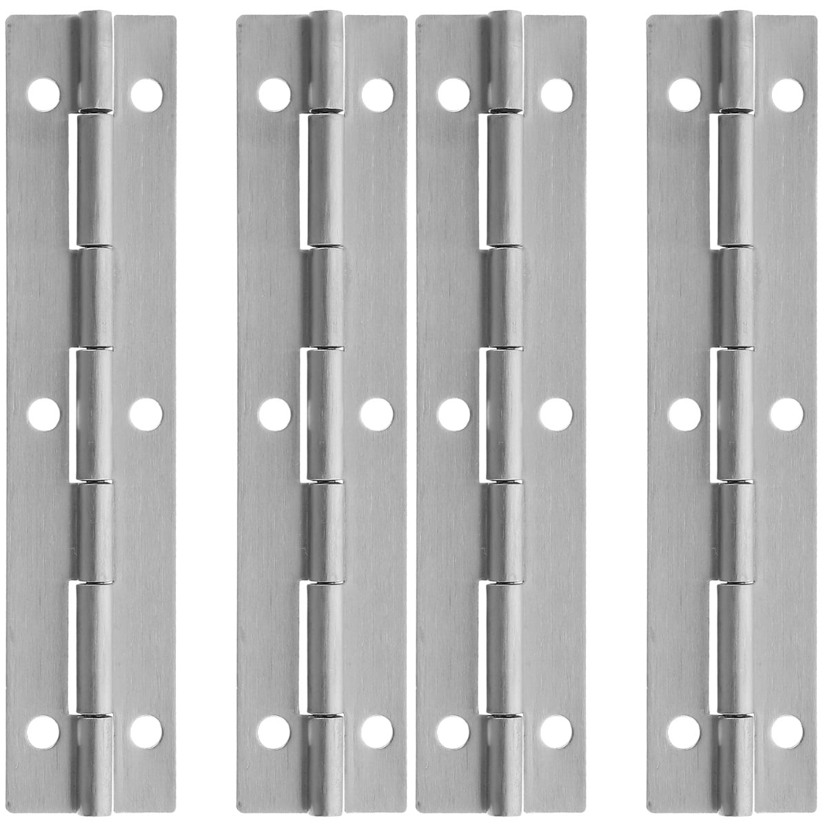 Piano Hinge Heavy Duty Hardware Flush Hinges Silver Lengthen Narrow Side