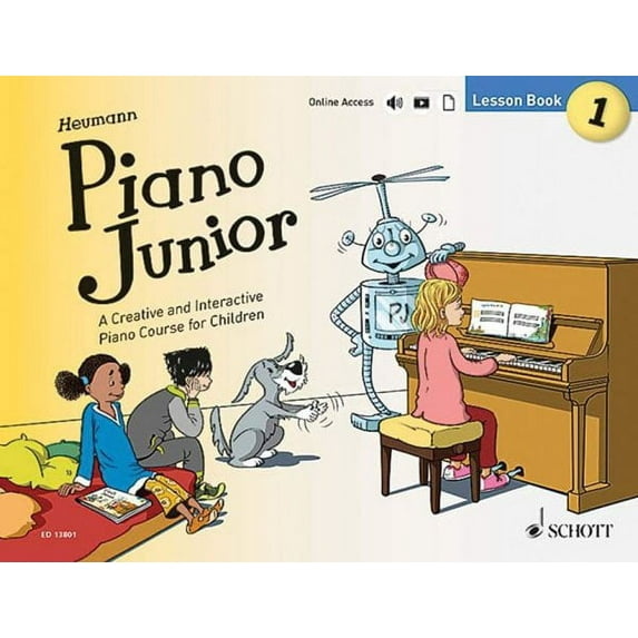 Piano Junior: Lesson Book 1: A Creative and Interactive Piano Course for Children