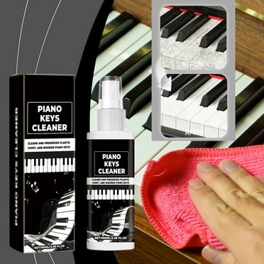 Piano Key Cleaning Agent, Removes Stains & Protects, Multi-Function Keyboard Cleaner Spray, 100ml,New Release,Vsgery,color