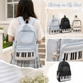 thumbnail image 1 of Piano Keyboard Backpack for Girls,Polka Dot Nylon Cute Backpack,Fashion Y2K Bookbag,Large Capacity School Backpack for Travel & Campus Use, 1 of 7