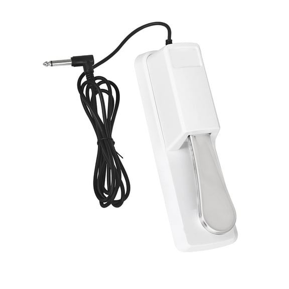 Piano Keyboard Foot Sustain Pedal for Piano MIDI Electronic Keyboard 1/4In Jacks