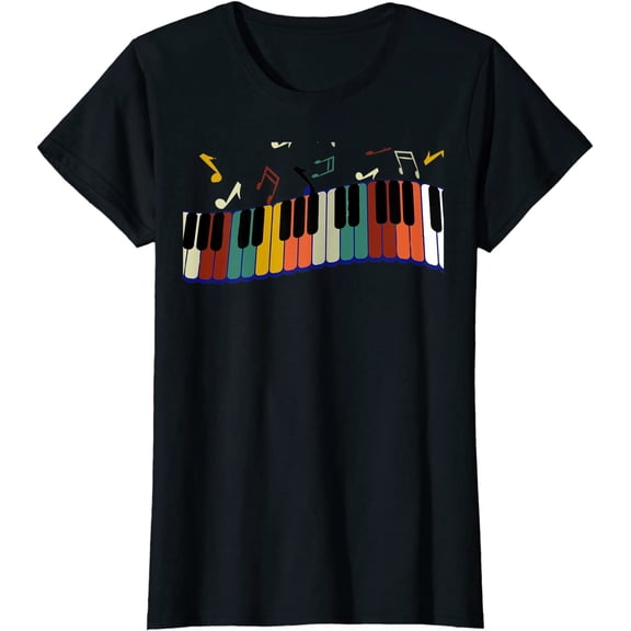 Piano Keyboard For Piano Player Keyboardist T-Shirt