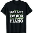 thumbnail image 1 of Piano Keyboard Music Instrument Classical T-Shirt, 1 of 5