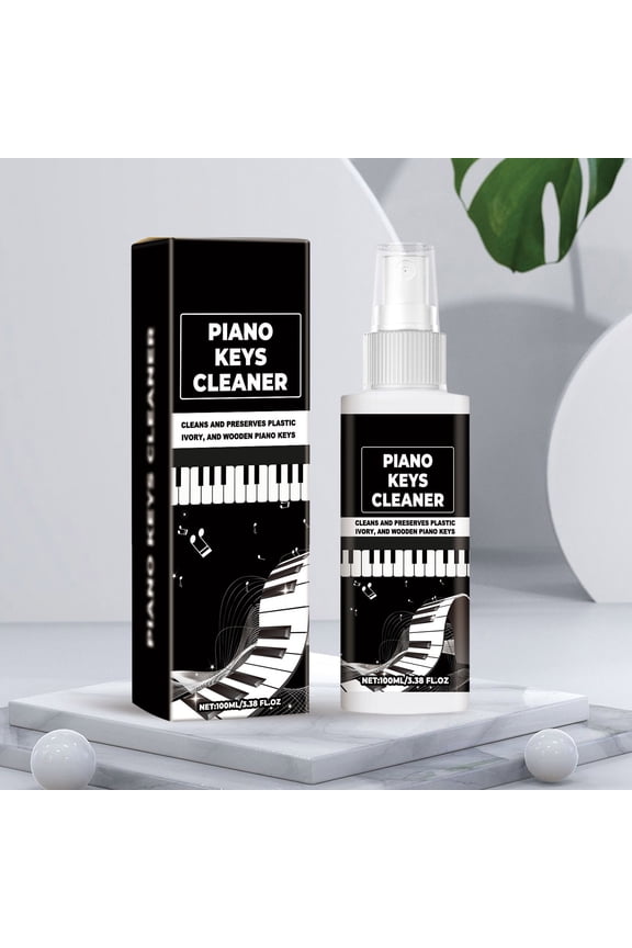 Piano Keys Cleaner, Removes Stains Mild, Multifunctional Keyboard Cleaning Spray, Prevents Dust & Smudges