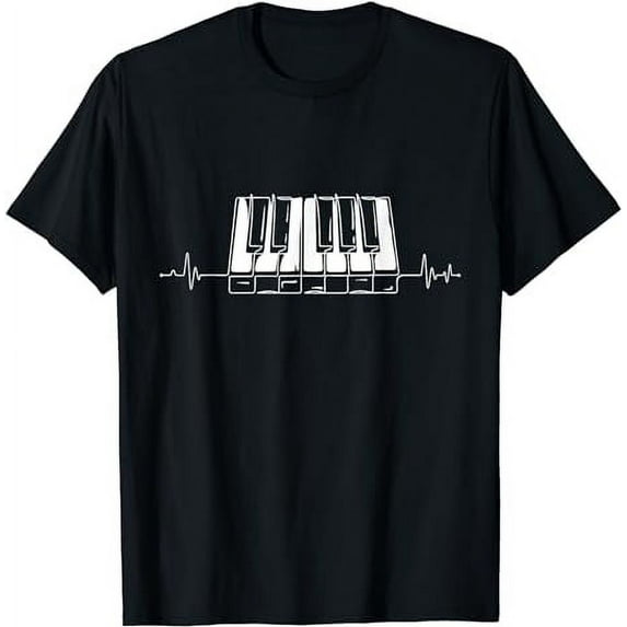 Piano Keys Vintage Style Musical Keyboard Piano T-Shirt