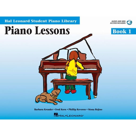 Piano Lessons Book 1 - Hal Leonard Student Piano Library Book/Online Audio, (Paperback)