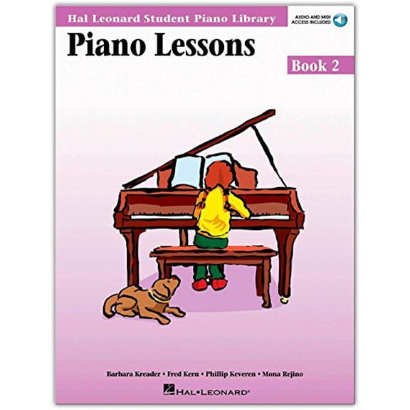 Pre-Owned Piano Lessons Book 2 - Hal Leonard Student Piano Library | Educational Piano Sheet Music with Audio and MIDI Access | Beginner to Intermediate Instructional Method for Practice and Skill Development,