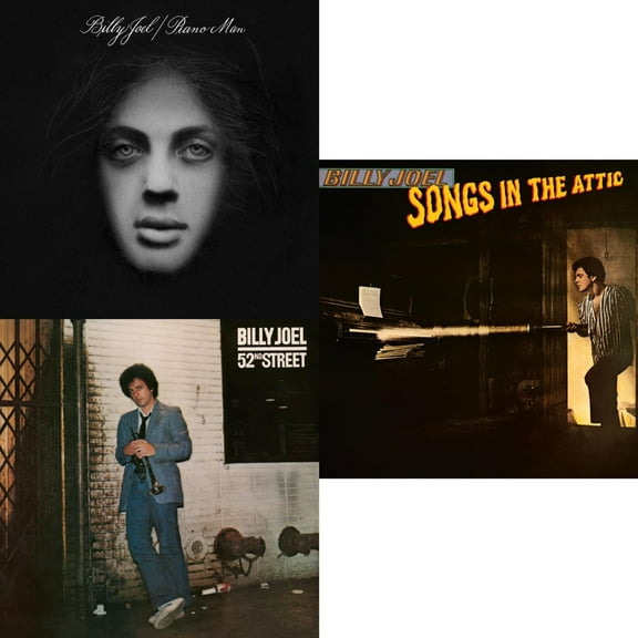 Piano Man & 52Nd Street & Songs In The Attic [LP Vinyl Bundle]