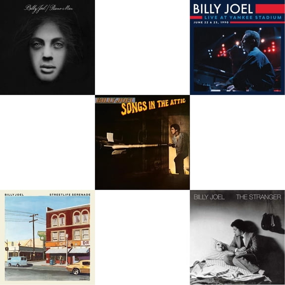 Piano Man & Streetlife Serenade & Songs In The Attic & Live At Yankee Stadium (3LP) & Stranger (180G)