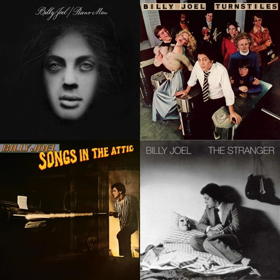 Piano Man & Turnstiles & Songs In The Attic & Stranger (180G) [LP Vinyl Bundle]