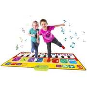 Xueyu Kids Musical Piano Mats with Multiple Music Sounds,Musical Toys Baby Floor Piano Keyboard Mat Carpet Animal Blanket Early Education Toys for 1 2 3 4 5 6 Year Old Girls Boys Toddlers