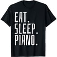 thumbnail image 1 of Piano Music Instrument Pianist Vintage Gift T-Shirt, 1 of 5