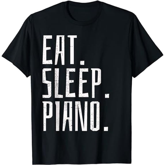 Piano Music Instrument Pianist Vintage Gift T-Shirt