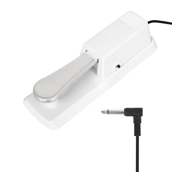 Piano Pedal Piano Keyboard Foot Pedal for Digital Piano Keyboard Electronic Keyboard, 1/4Inch Jacks