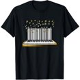Piano Pianist Keys Keyboard Synthesizer Player Notes Gift TShirt