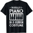 thumbnail image 1 of Piano Pianist Music Musician Costume T-Shirt, 1 of 4