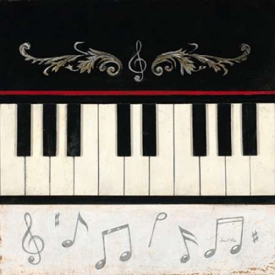 Piano Play Canvas Art - Arnie Fisk (24 x 24)