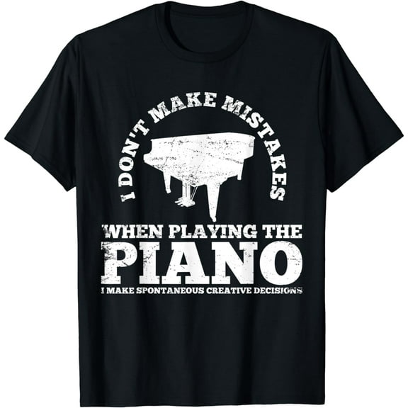 Piano Player Pianist Music Musical Vintage T-Shirt