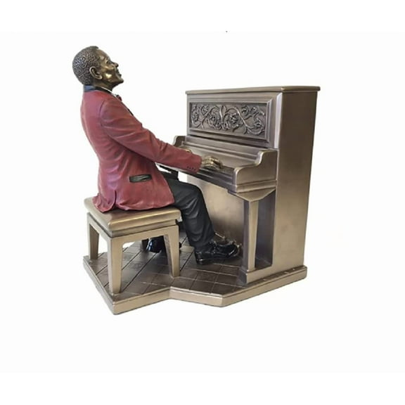Piano Player Pianist Statue Sculpture - Jazz Band Collection
